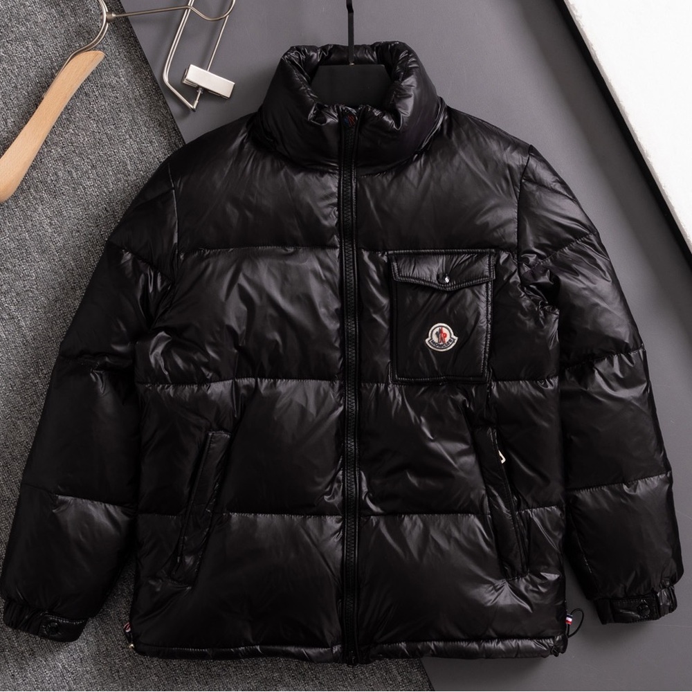Moncler Glossy Black Puffer Jacket